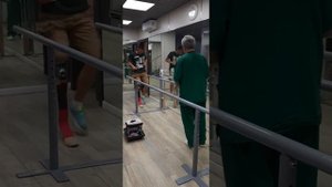 Обучение бегу на протезе бедра