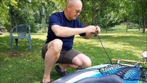 Как правильно установить купольный парус на каяк Challenger K1