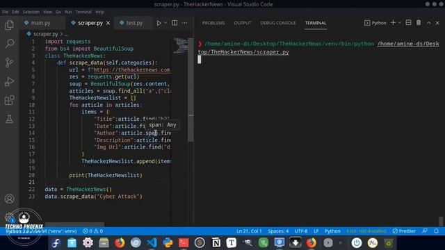 create your own Public Api using python | web scraping with python смотреть онлайн