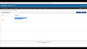 как создать карту сайта в opencart