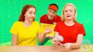 Большая, Средняя или Маленькая тарелка Челлендж | Смешные ситуации с едой от Multi DO Challenge