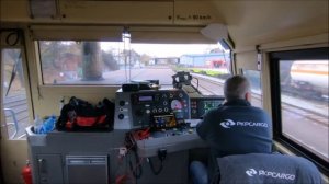 Поездка в кабине машиниста маневрового тепловоза