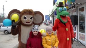 Крокодил и Чебурашка. Пример красивых костюмов. Дизайн. Как сделать