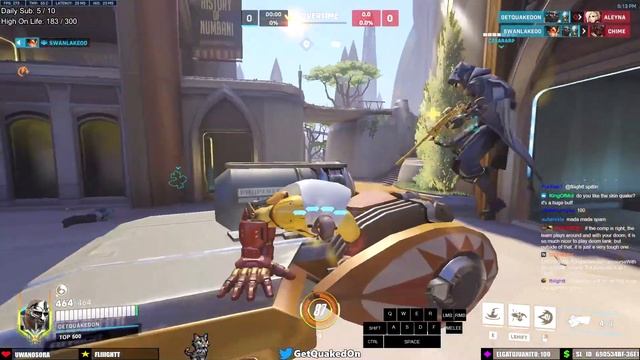 GETQUAKEDON NEW DOOMFIST ONE PUCH MAN SKIN! POTG! [ OVERWATCH 2 TOP 500 SEASON 3 ] смотреть онлайн