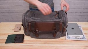 Обзор текстильной дорожной сумки с карманом Vintage 20191