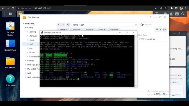 Sign in to Synology DSM with RSA key pairs via SSH? смотреть онлайн