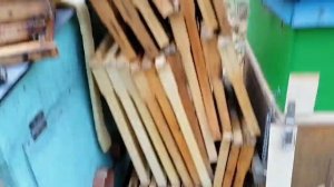 Сколько рамок мёда с улья лежака Судогодец на двухматочном содержании с магазином. Первый год проба