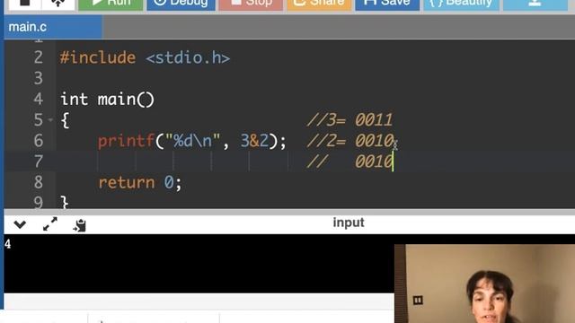 Binary Operators in C смотреть онлайн