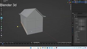 моделируем дом в Blender