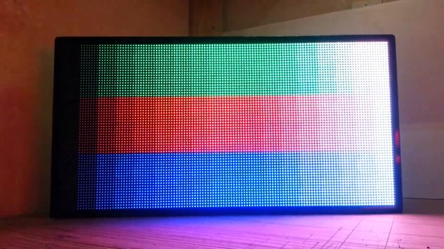 Полноцветный экран с шагом пикселя 10 мм. ООО Микросхема, г.Челябинск смотреть онлайн