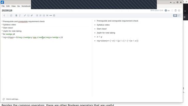 20230118 CISP 440 [boolean operators, up to implication]