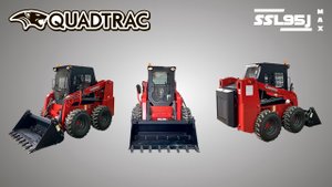 Колёсный мини погрузчик QUADTRAC SSL95JMAX 
www.quadtrac.ru