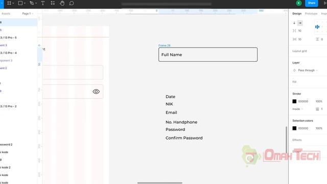TUTORIAL UI/UX - MEMBUAT FRAME SIGN UP DENGAN FIGMA (PART-1) смотреть онлайн