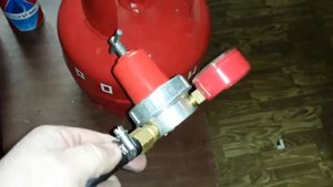 Газовая портативная плитка+редуктор с регулятором давления+ 5л газовый балон.