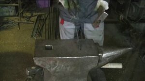 Ковка и закалка клинков  9ХС