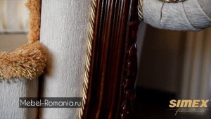 Мягкий уголок Ана из массива дерева, производство Румыния