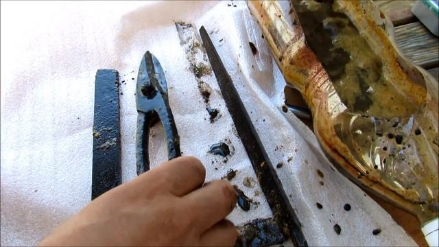 Ржа. Пескоструй не нужен! Уксус делает чудо. смотреть онлайн