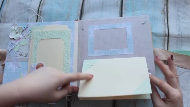 Альбом своими руками _Скрапбукинг _Нейтральный_Нежный.mp4 смотреть онлайн