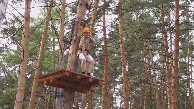 Веревочный парк КЗО "Сказка" #Leonidych смотреть онлайн