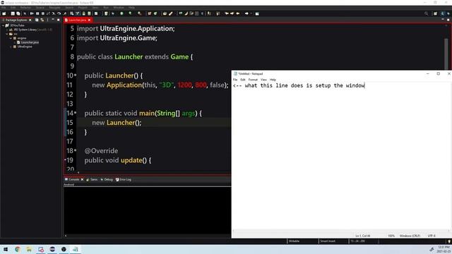 Java 3D from Scratch - Setting up the Renderer - Part 1