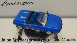 Обзор модели Lamborghini Jalpa Spyder (prototypo) 1987г. 1:43 Leo Models