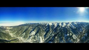 Байкальск от вершины г. Соболиной к пику Порожистый