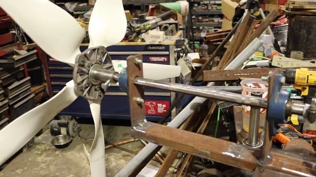 Homemade 5-Blade Wind Generator Turbine Motor Testing unit смотреть онлайн