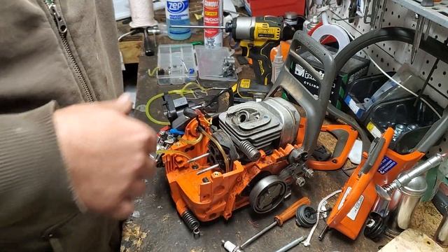 HUSQVARNA 240 nightmare continues changing fuel lines + update on my uncle смотреть онлайн