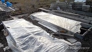 Влог,посадка картошки,пересадка бройлеров.2019г