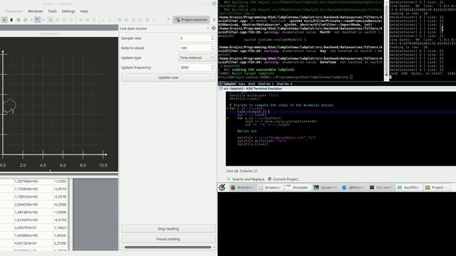 LabPlot - Live data support - sample rate смотреть онлайн