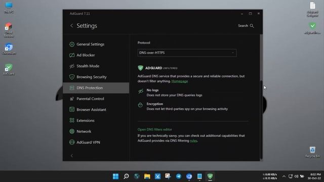 How to Setup and Configure Adguard DNS in Windows 11 | 2022 | смотреть онлайн