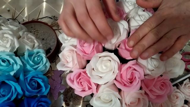 Мыльные розы!Быстрая и простая сборка