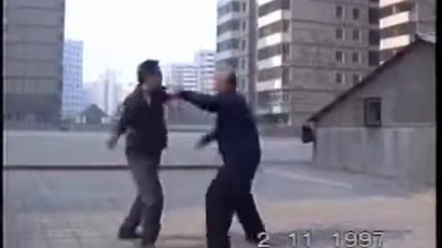 Мастер Ли Ляньсин (李連興) багуачжан дуйлянь баши (八卦掌 對練八式) или "8 форм парной работы в багуа".