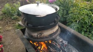 РИС от РИСинки ! ПЛОВ по ДЕРЕВЕНСКИ в казане на костре