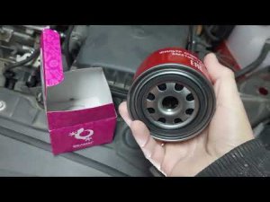 LADA GRANTA FL Замена масла пробег 56962 км ставим новый фильтр БЕЛМАГ
