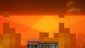 Surviving in Lava for 14 Minutes With Fire Protection 4 Armor in Minecraft