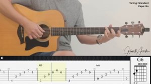 Interstellar - Hans Zimmer | Fingerstyle Guitar | TAB + Chords + Lyrics
