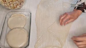 Вертута с яблоками. Молдавская вертута