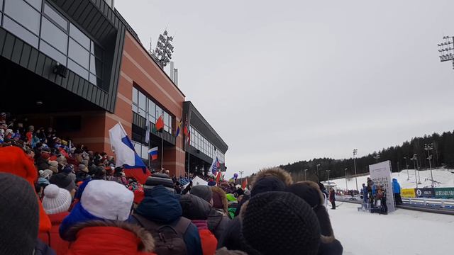 Чемпионат Европы по биатлону 2019. Гимн Норвегии / European Biathlon Championships 2019 смотреть онлайн