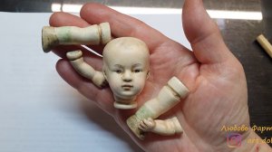 Кукла в антикварном стиле. Роспись фарфоровых заготовок. Выкройка. Сборка. Полный мастер-класс.