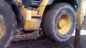 Погрузчик экскаватор CAT 434E. Обзор техники