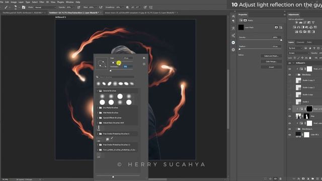 Photoshop Tutorial - Create Magical Fire Effects смотреть онлайн