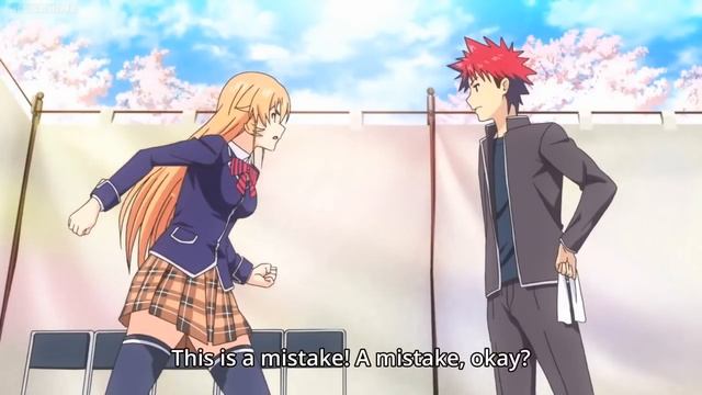 Soma and Erina Moment - School Acceptance смотреть онлайн