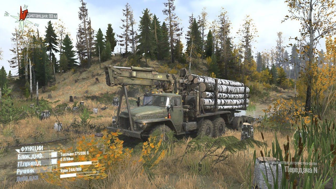 Spintires MudRunner. Карта «Тайга» Автор: Сергей Киличенко