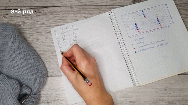 Платье - туника оверсайз очень простым узором. Часть 2. смотреть онлайн