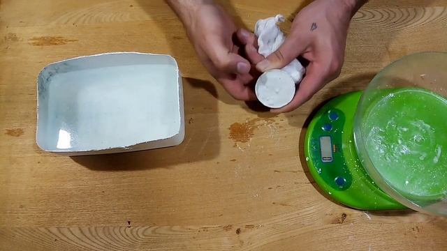 гипсом под водой - эксперимент