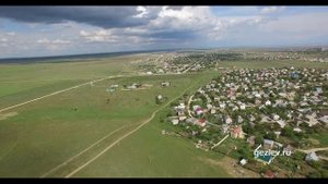 Крым с. Суворовское Сакский район с высоты птичьего полета 2017