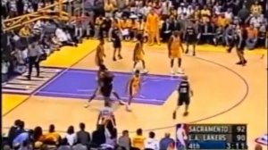 Lakers vs Kings Game 6 2002 WCF Entire 4th Quarter