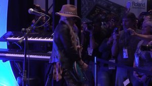 Orianthi Performs on the Roland and BOSS NAMM Stage