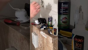 Как убрать скол на плитке .Часть 2.